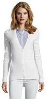Thumbnail for your product : Wyatt white cashmere long sleeve cardigan