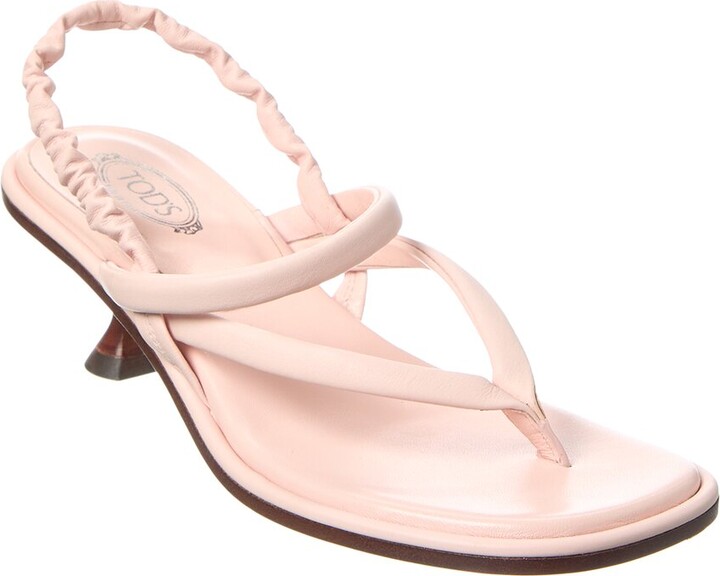 Tod's Tod’S Leather Slingback Sandal