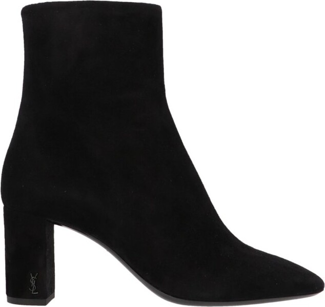Lou ankle boots in leather, Saint Laurent
