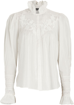 Isabel Marant Ruffle Blouse | Shop the world's largest collection 