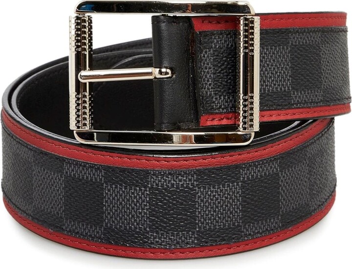 Louis Vuitton 2014 Leather Belt - Blue Belts, Accessories