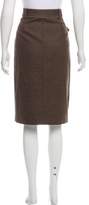 Thumbnail for your product : Ferragamo Wool Knee-Length Skirt