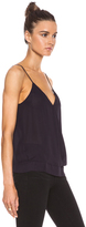 Thumbnail for your product : Nili Lotan Draped Overlap Crossback Silk Top in Concord