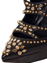 Thumbnail for your product : Versace 130mm Calf Studs Cage Boots
