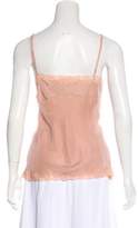 Thumbnail for your product : Gold Hawk Lace-Trimmed Silk Top