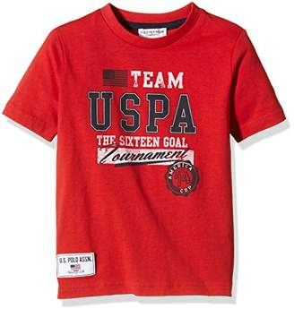 U.S. Polo Assn. Unisex Child Team USPA Ss T-Shirt,Size 5
