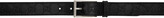 Thumbnail for your product : Gucci Black GG Embossed Square Buckle Belt