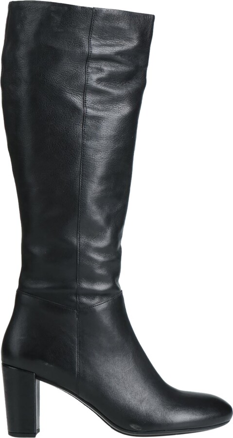 geox black knee high boots