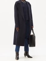 Thumbnail for your product : Stella McCartney Step-hem Regenerated Cashmere-blend Sweater - Navy