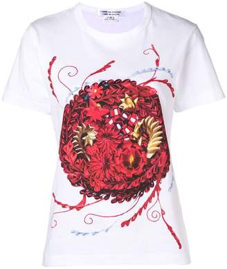 Comme des Garcons floral print short-sleeve T-shirt