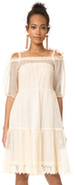 Thumbnail for your product : Holy Caftan Aliz Tulle Cover Up Dress