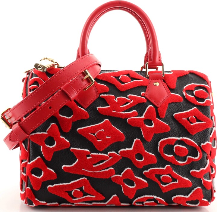 Louis Vuitton Speedy Bandouliere Bag Limited Edition Urs Fischer