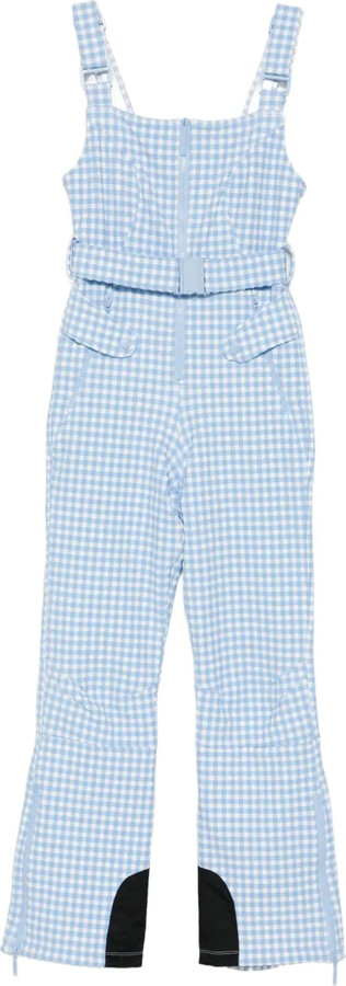 Cordova Fernie checkered belted ski salopette