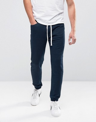 Benetton Drop Crotch Joggers In Slim Fit