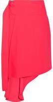 Thumbnail for your product : Marni Asymmetric Draped Twill Wrap Skirt