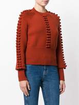 Thumbnail for your product : Chloé pompom knit sweater
