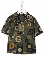 Thumbnail for your product : Dolce & Gabbana Children Logo-Print Short-Sleeved Shirt