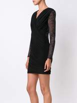 Thumbnail for your product : Balmain paisley lace fitted dress
