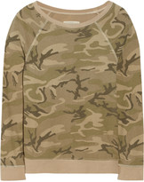 Thumbnail for your product : Current/Elliott The Letterman camouflage-print cotton-jersey top