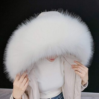 Gift_Source Faux Raccoon Fox Fur Trim for Hood Replacement - ShopStyle Hats