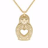 Thumbnail for your product : CarterGore - Gold Russian Doll Pendant Necklace