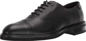 Ferragamo Toby Cap Toe Oxford (Black) Men's Shoes