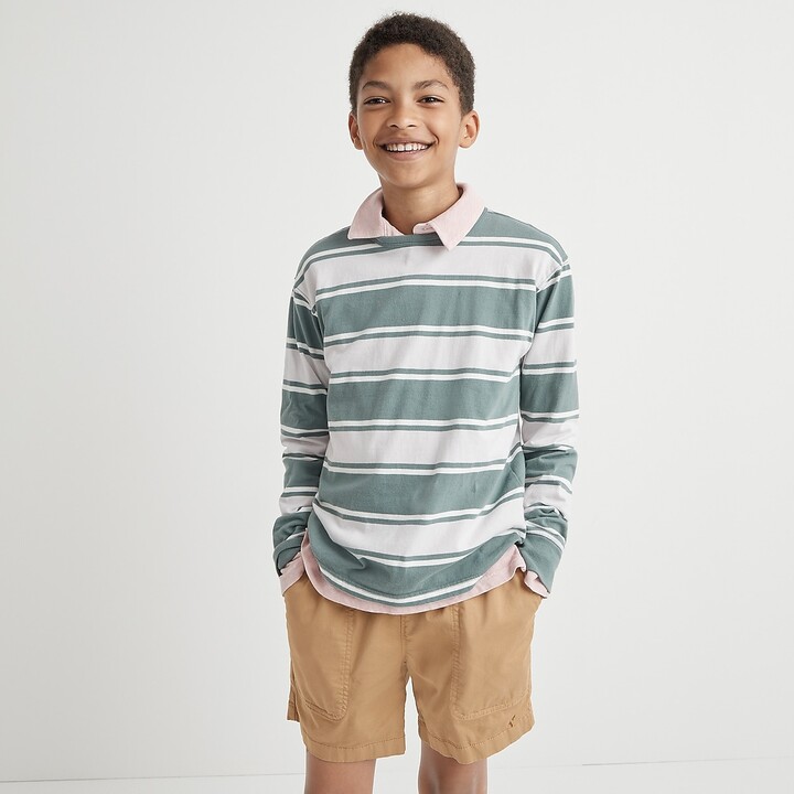 J.Crew Kids' long-sleeve striped T-shirt in vintage jersey - ShopStyle  Boys' Tees