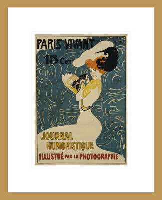1000Museums Paris Vivant Poster by Edmond Marie Petitjean -Framed Giclee Print