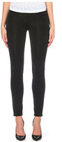 Thumbnail for your product : 7 For All Mankind The Skinny bonded low-rise stretch-denim jeans
