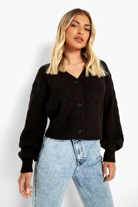 Black Slouchy Cardigan | Shop the world's largest collection of fashion |  ShopStyle UK