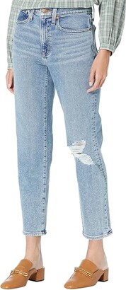 Madewell The Girljean in Berryton Wash: Distressed Edition (Berryton Wash) Women's Jeans