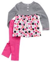 Thumbnail for your product : Kids Headquarters Baby Girls Two-Piece Contrast Patterned Set