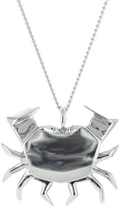 Origami Jewellery Crab Necklace Sterling Silver