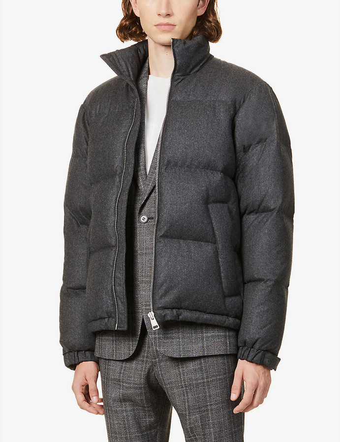 wool and down jacket