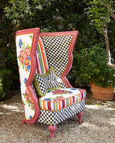 Thumbnail for your product : Mackenzie Childs MacKenzie-Childs Flower Market Outdoor Chair, Table, & Pillow