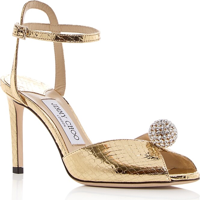 Jimmy Choo Women's Sacora 85 Embellished High Heel Sandals - Exclusive
