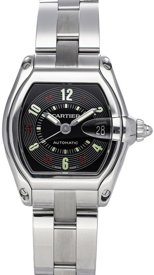 Cartier Santos GalbAe Silver Steel Watches - ShopStyle