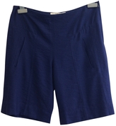 Thumbnail for your product : Anne Valerie Hash Blue Cotton Shorts
