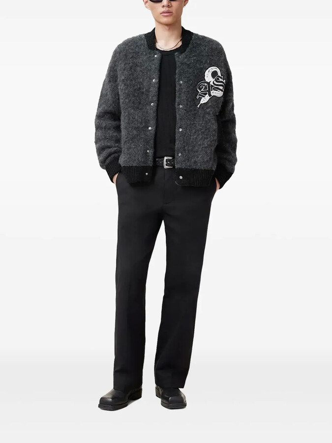 SnakeEmbroidered Cardigan