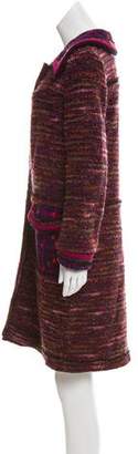 Anna Sui Boucle Knee-Length Coat
