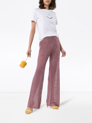 Cap Prisca knitted flared trousers