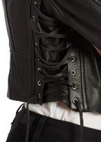 Thumbnail for your product : The Kooples Leather Cropped Jacket