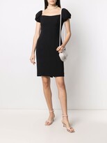Thumbnail for your product : Christian Dior Pre-Owned Puff Sleeves Empire-Line Dress