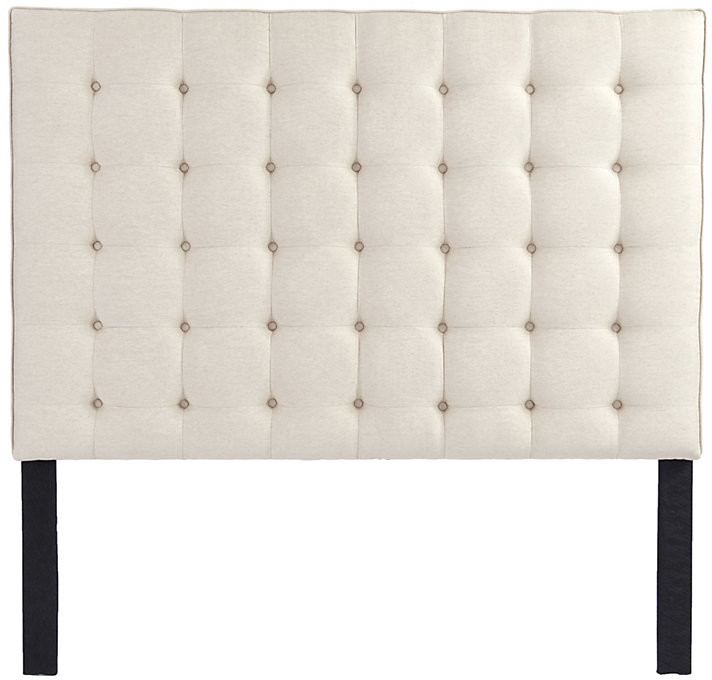 Ballard Designs Tyler Tufted Headboard Natural Linen Queen ShopStyle