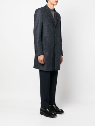 HUGO BOSS Fitted Single-Breasted Button Coat
