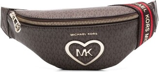 Michael Kors Kids logo-print Faux Leather Belt - Farfetch