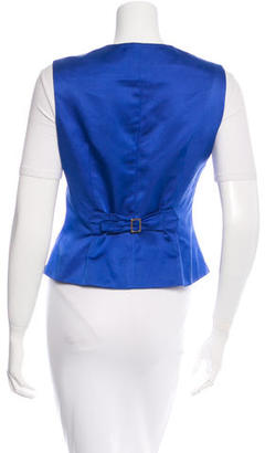 Loro Piana Silk Button-Up Vest