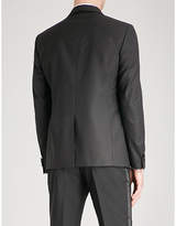 Thumbnail for your product : Corneliani Diamond-patterned tailored-fit wool and silk-blend tuxedo jacket