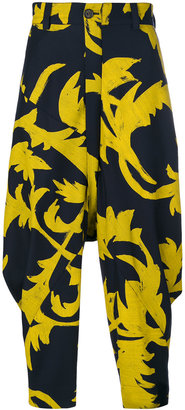 Vivienne Westwood printed drop-crotch trousers