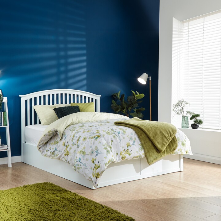 Dunelm Madrid White Ottoman Bed White ShopStyle